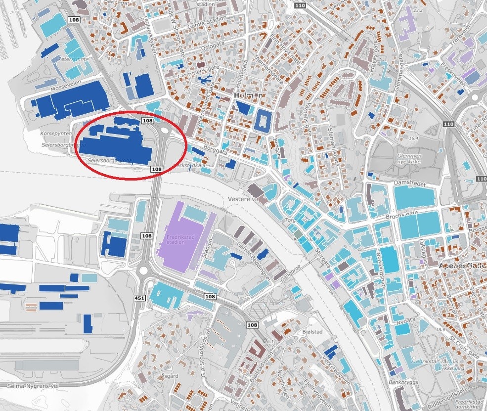 Kartskisse Galleribilde