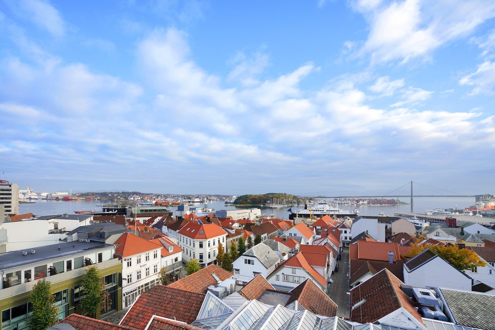 Utsikt fra felles takterrasse Galleribilde
