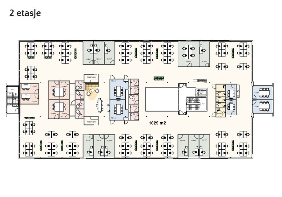 Planløsning 2. etasje Galleribilde