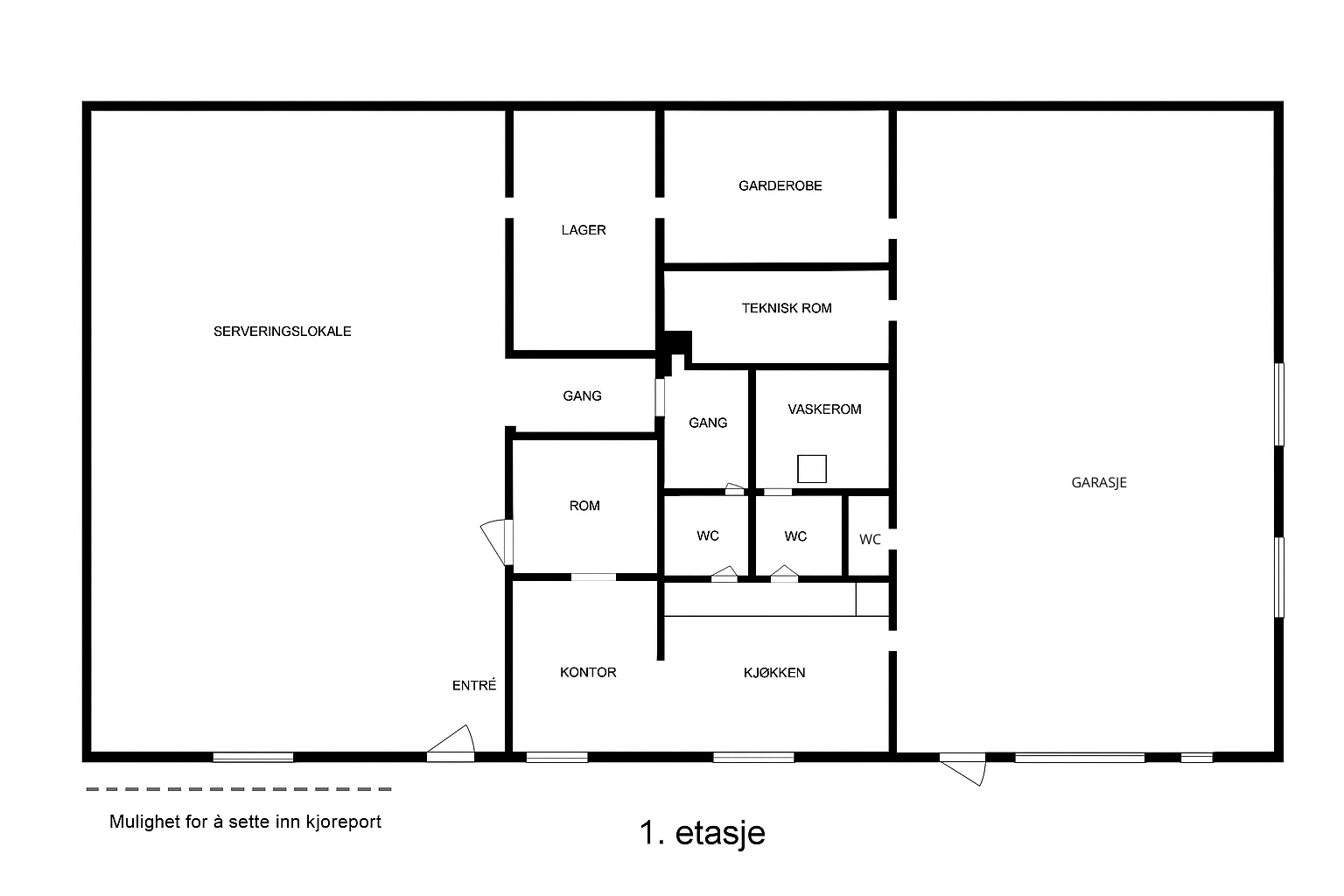 Plantegning. Galleribilde