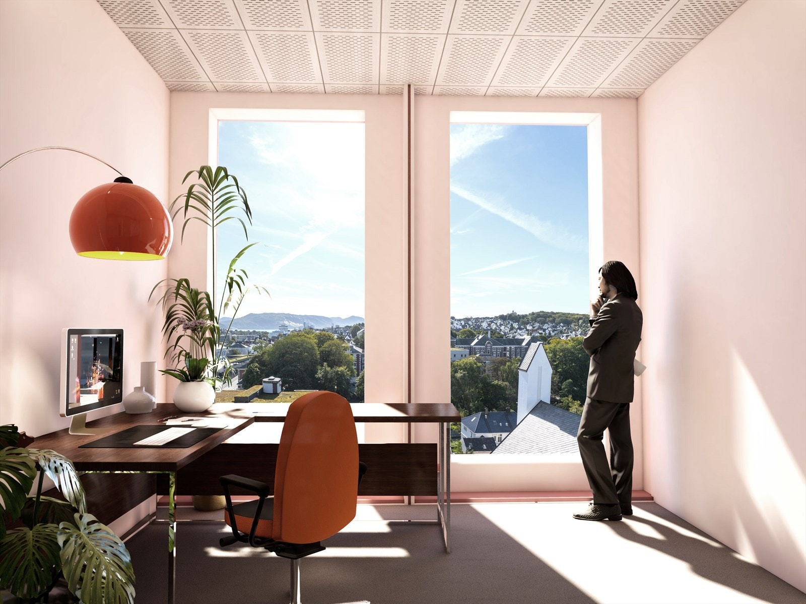 Visualisering 7. etasje Galleribilde