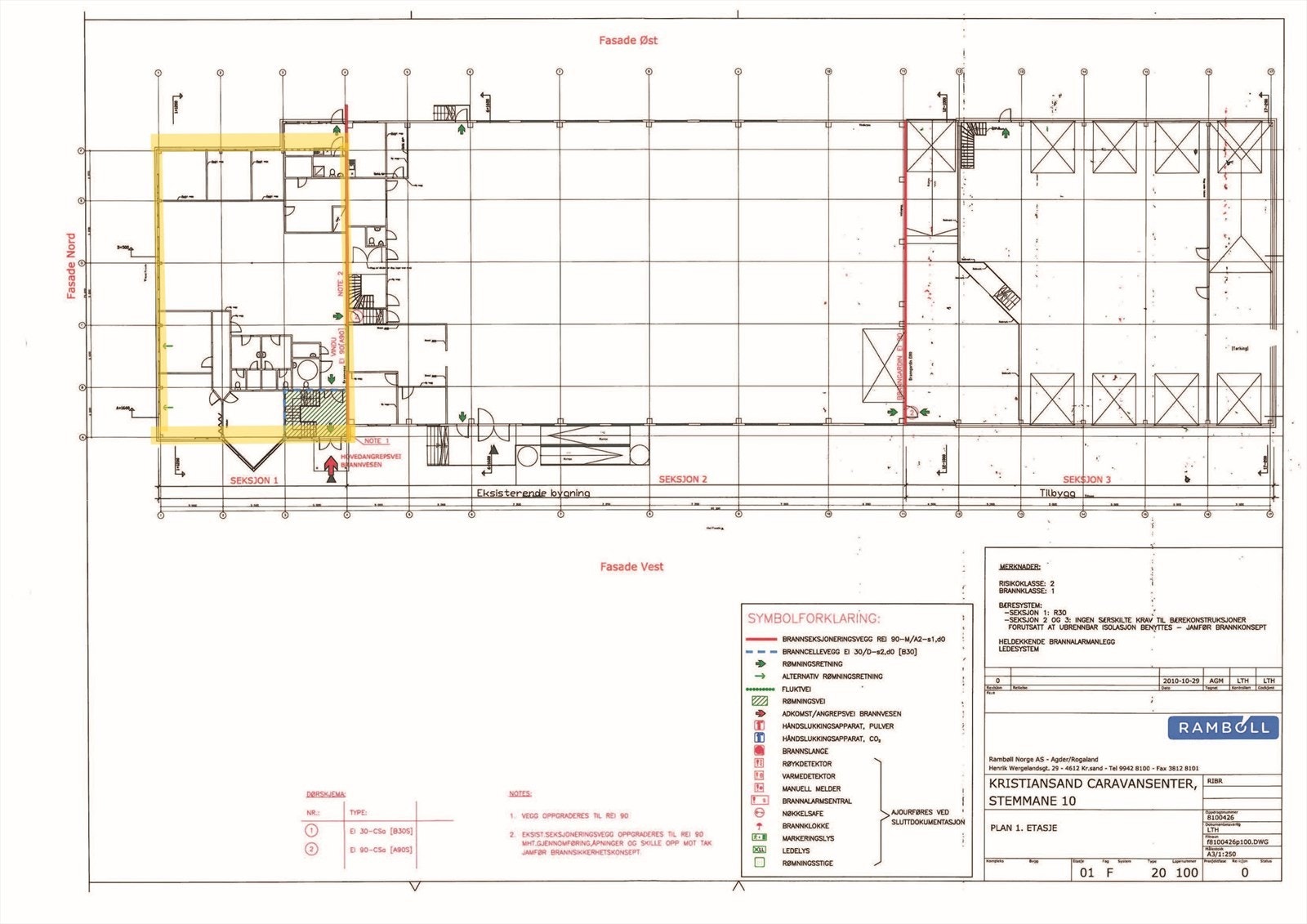 Arealoversikt markert_ 1 etg Galleribilde