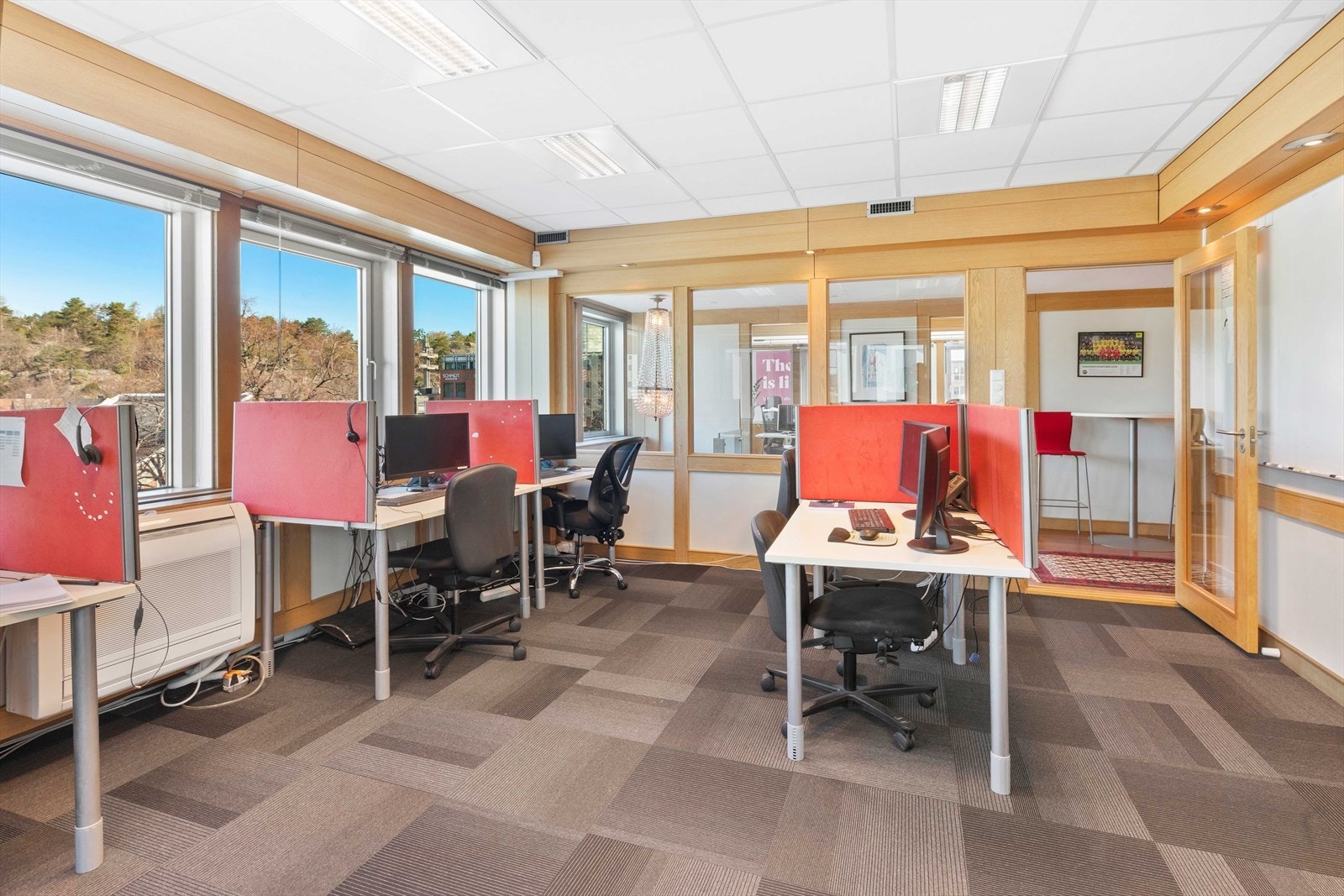 Kontorer 4.etg. Her med åpent landskap. Galleribilde