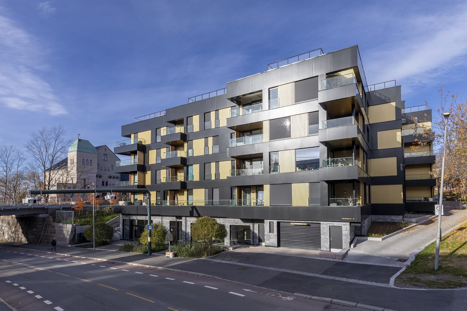 Tvers over veien for lokalet skal NRK bygge nytt hovedkontor. Galleribilde