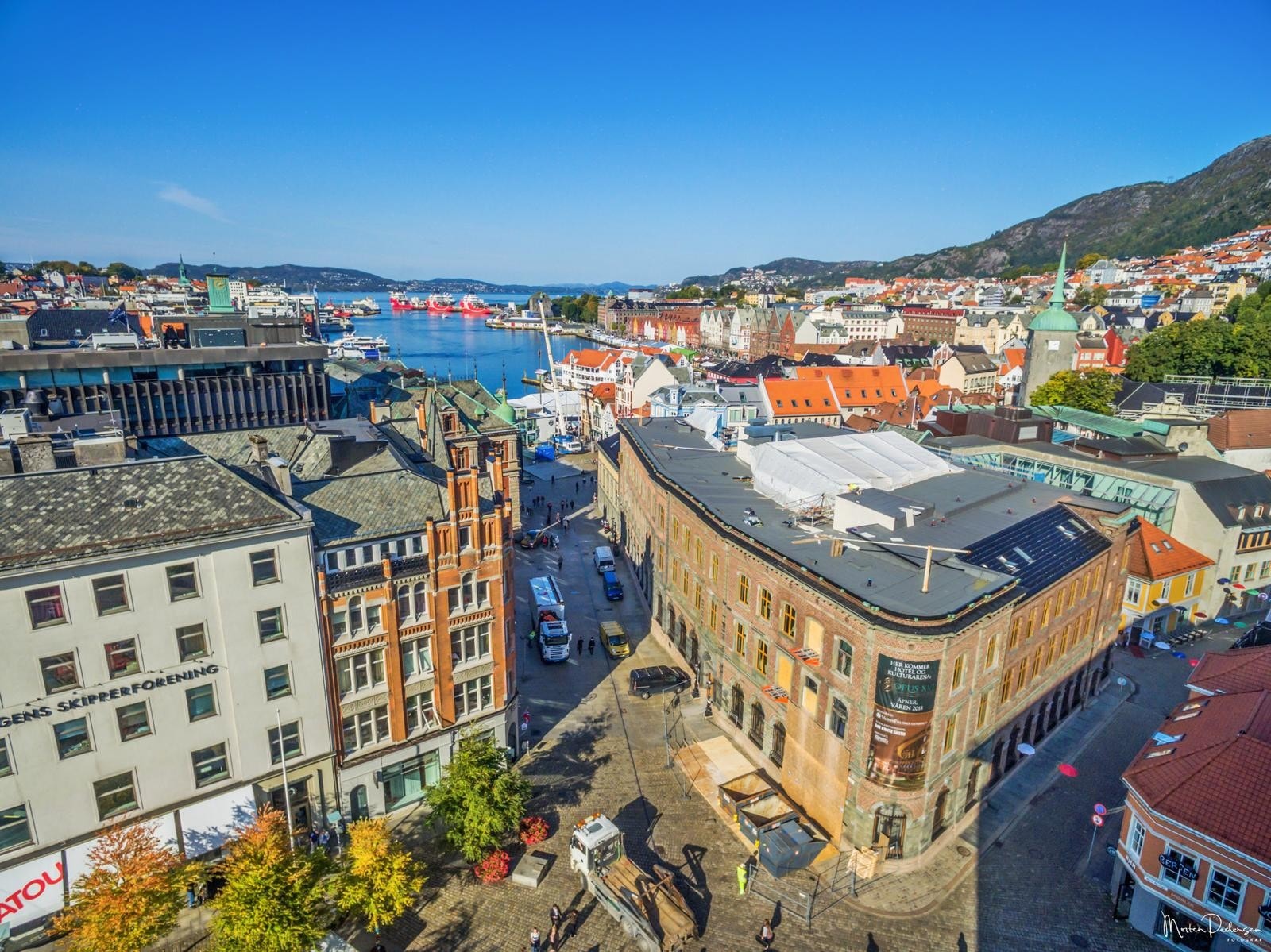 Utsikt fra bygget Galleribilde