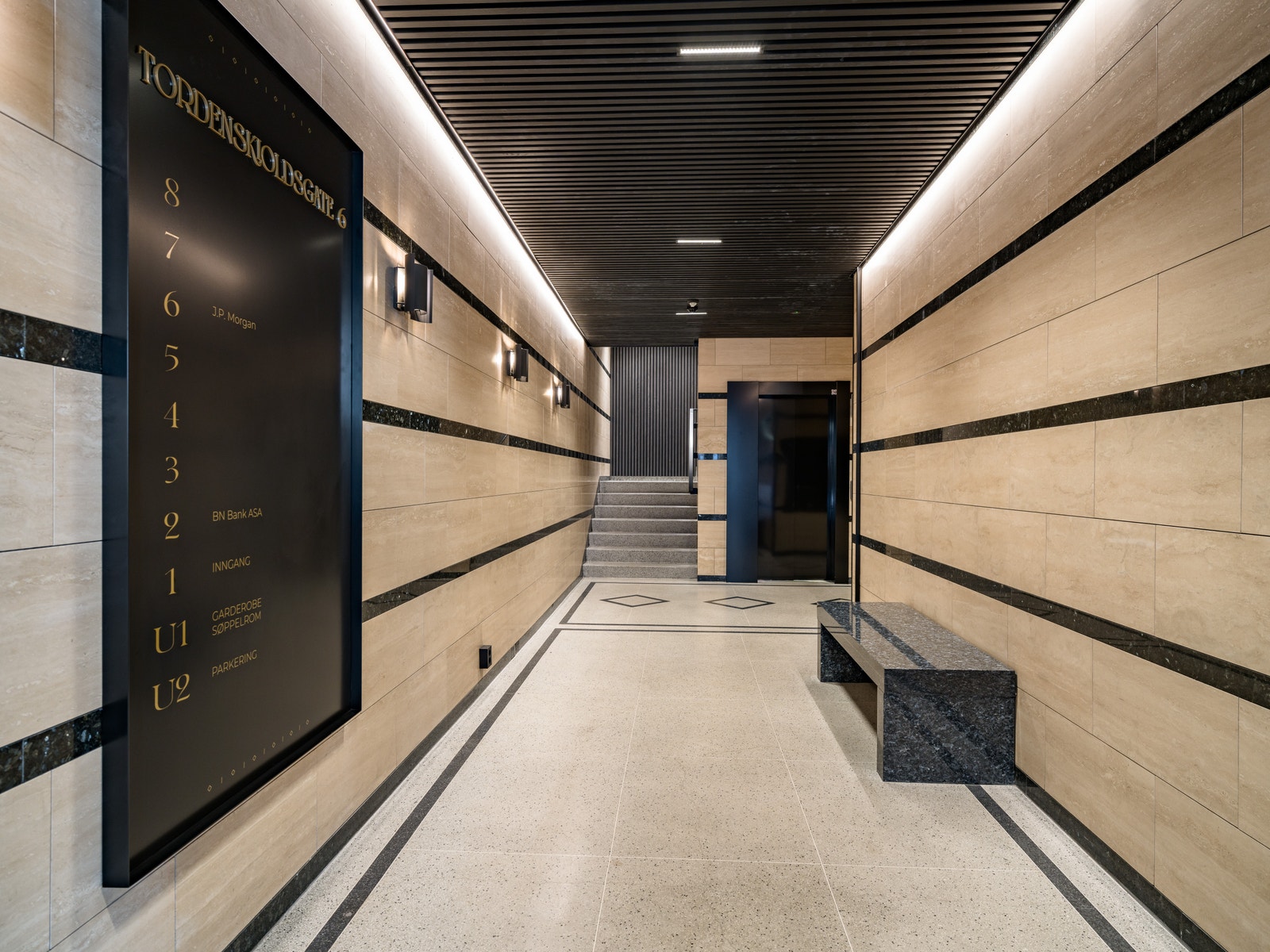 Inngangspartiet er oppgradert i 2025 og fremstår meget representativt Galleribilde