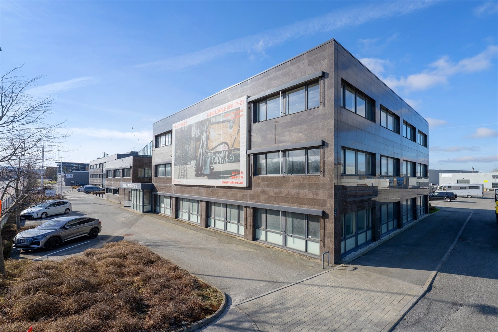 GFV 17 - 1.etg kan tilpasses nytt behov (showroom, lager, etc). Galleribilde