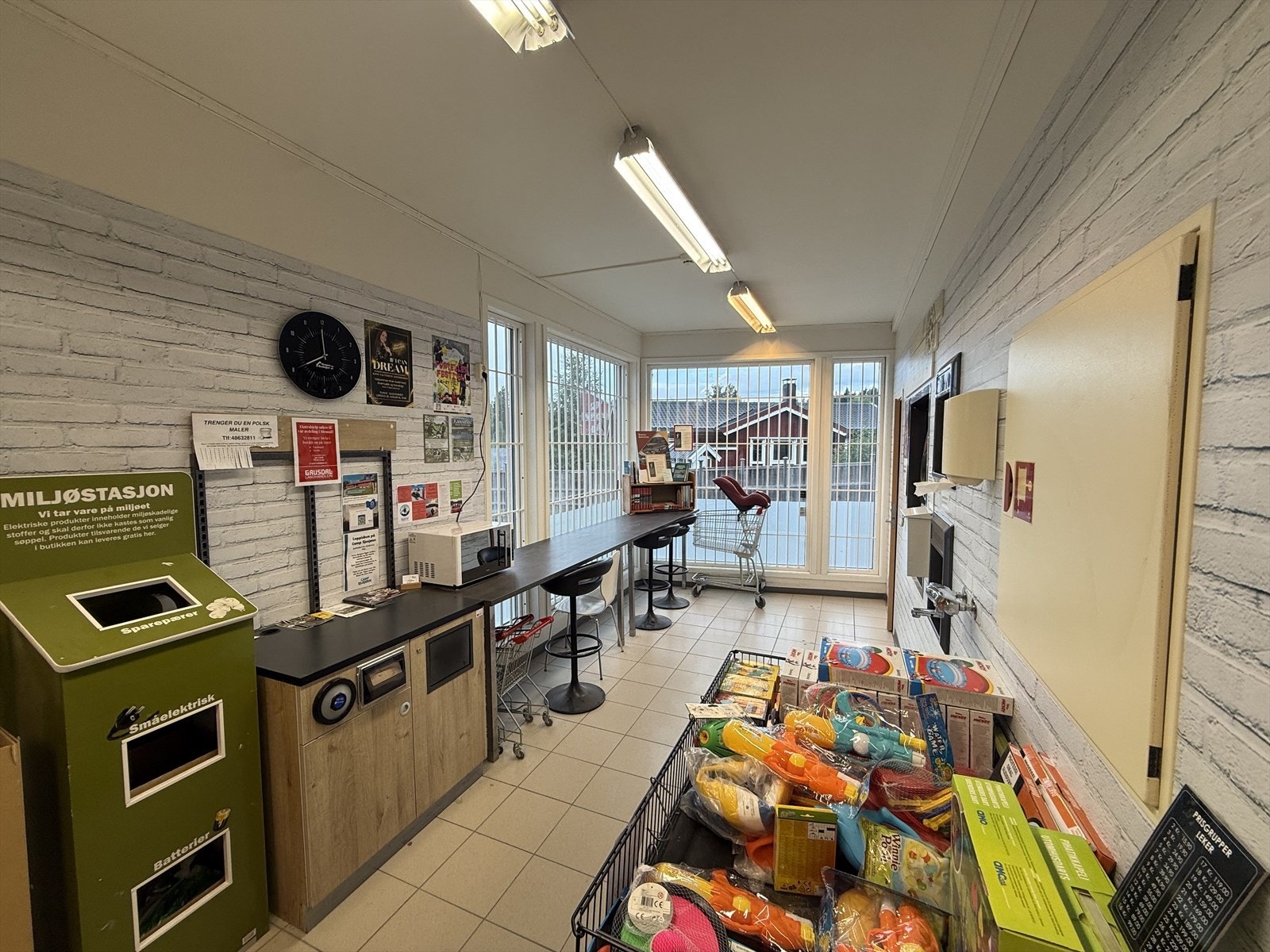 Fra inngangspartiet på butikken Galleribilde