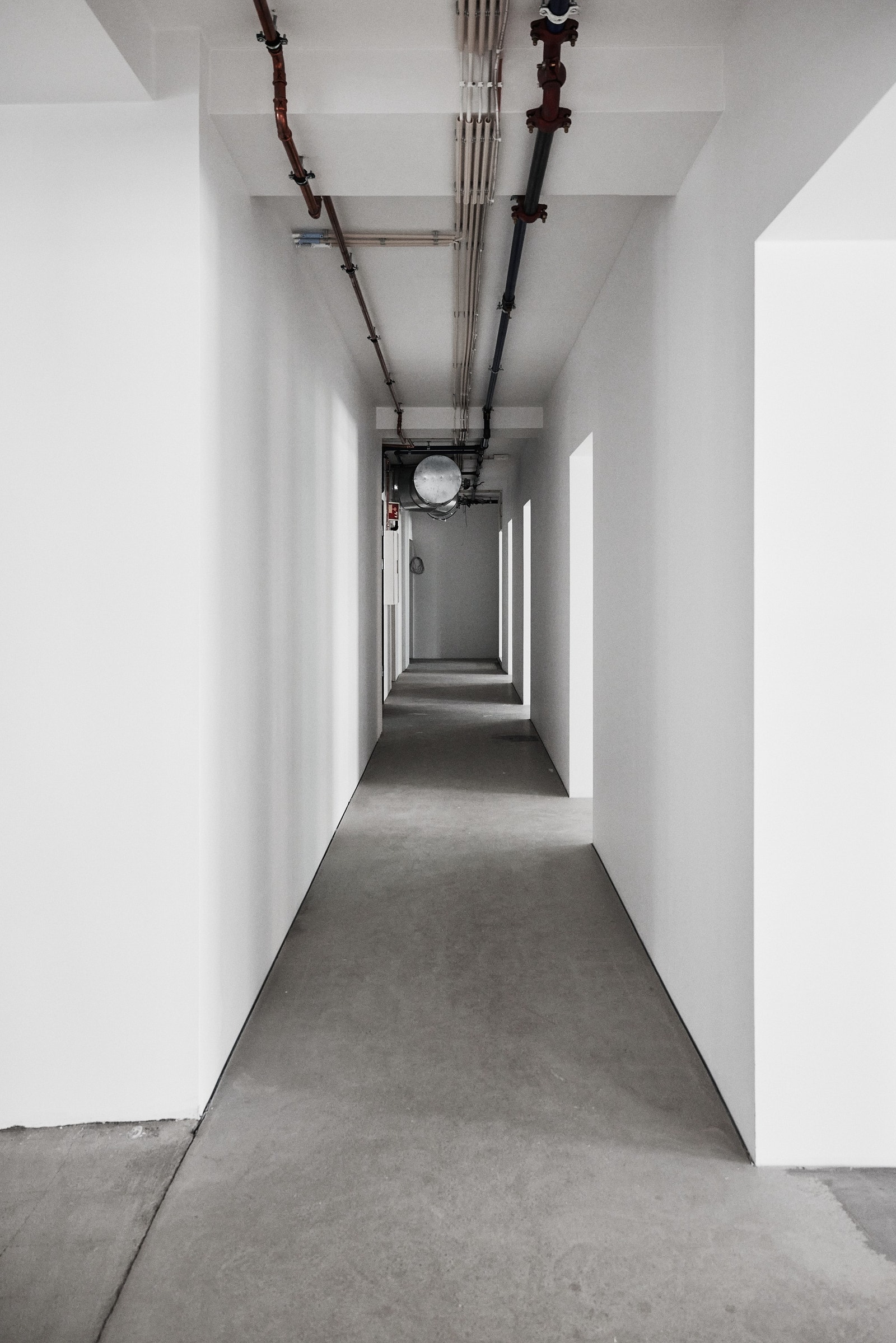 God infrastruktur med korridorer i arbeidssone. Galleribilde