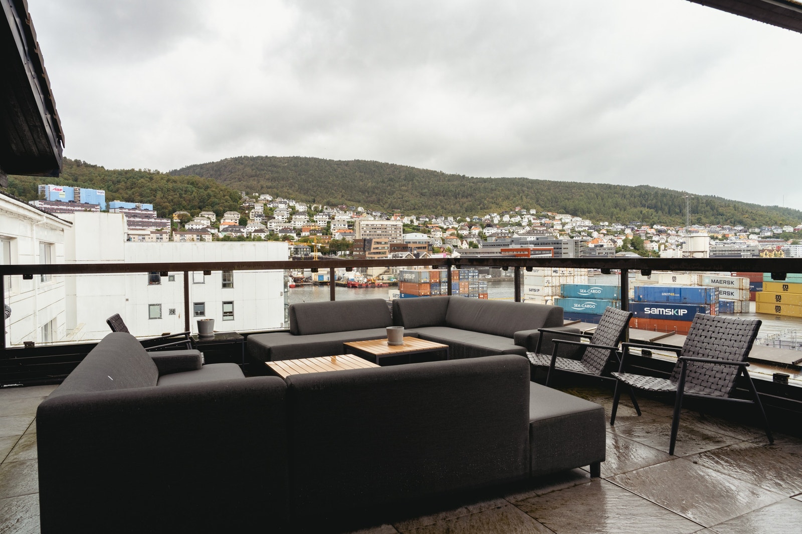 Takterrasse tilknyttet kontor i 5. etasje. Galleribilde