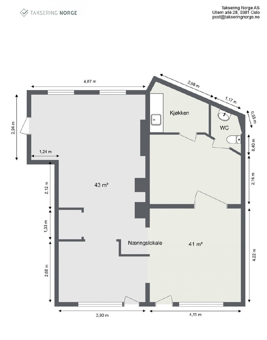 Plantegning Galleribilde