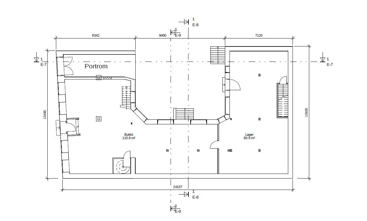 Plantegning 1. etasje (avvik kan forekomme) Galleribilde