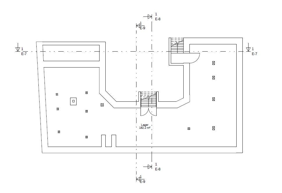 Plantegning kjeller. (avvik kan forekomme) Galleribilde