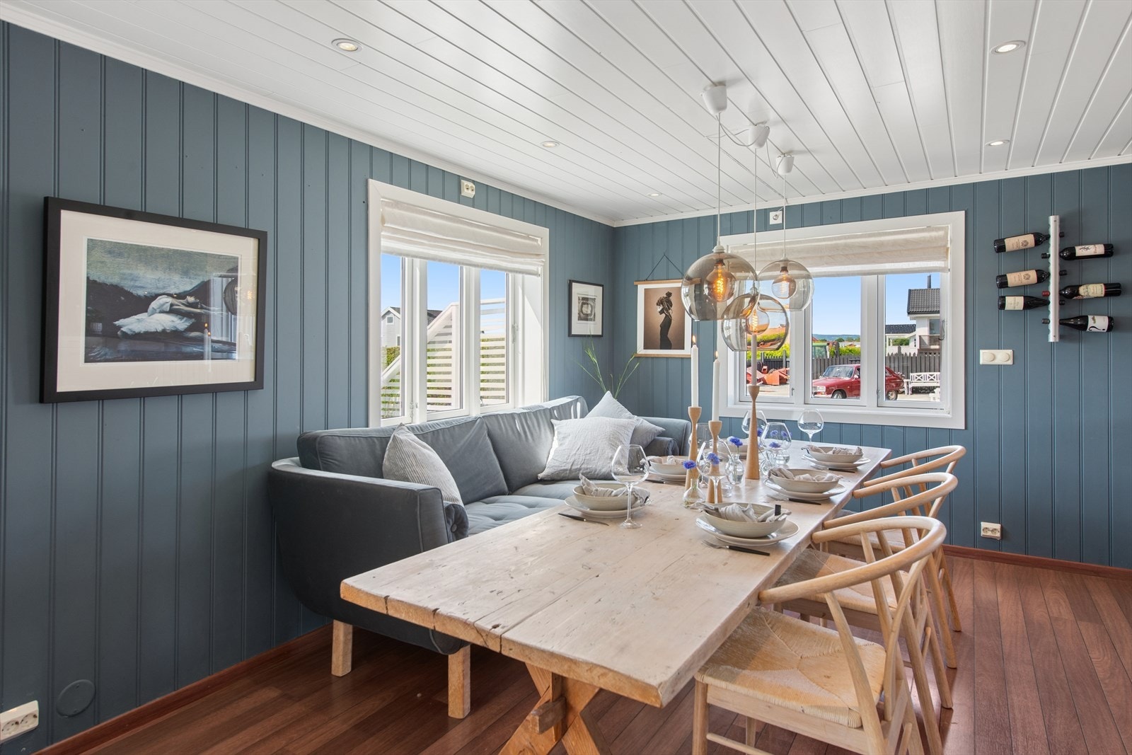 Her kan du samle familie og venner til et deilig måltid i hyggelig lag. Galleribilde