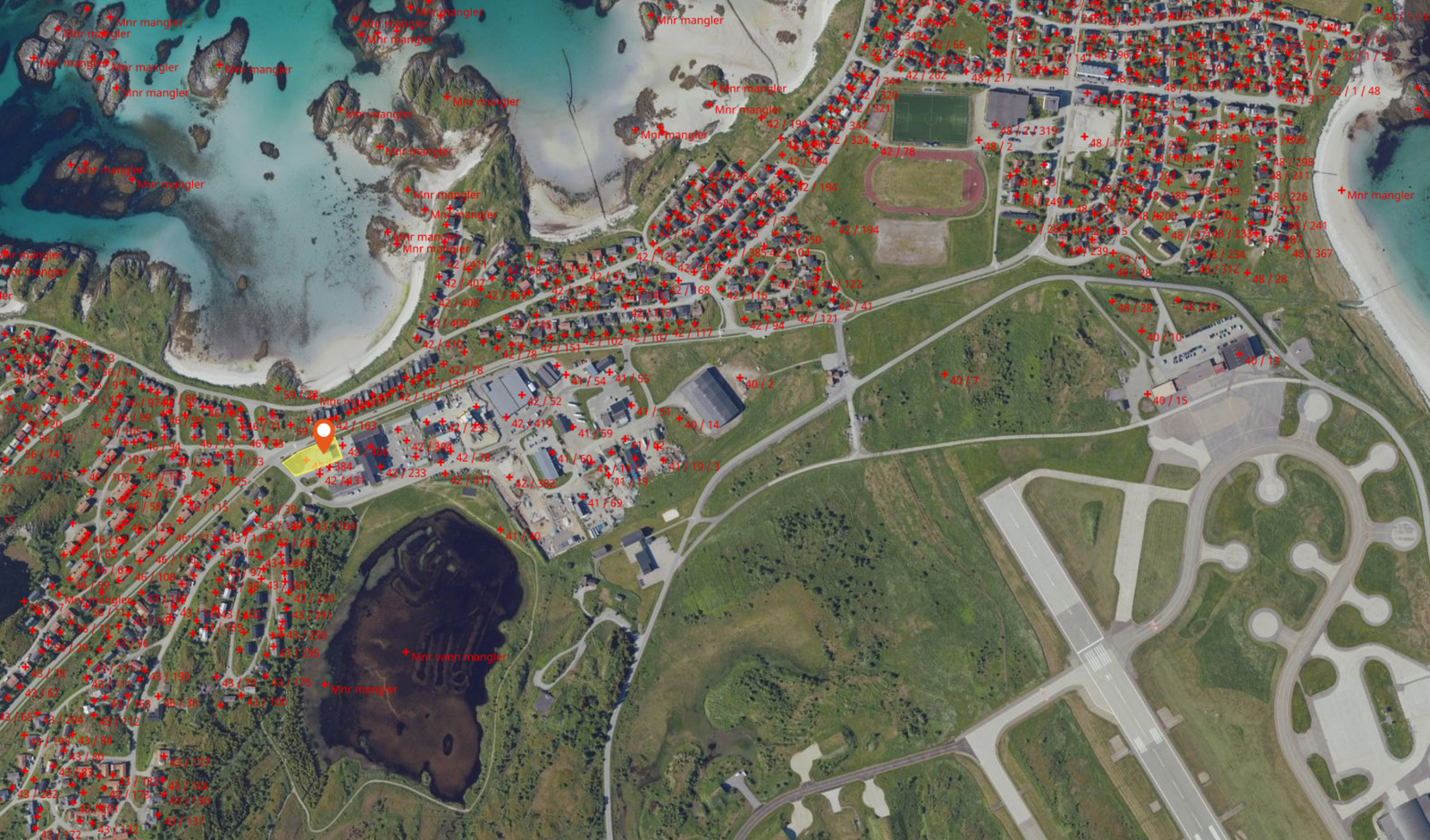 Første tomten i industriområdet Galleribilde