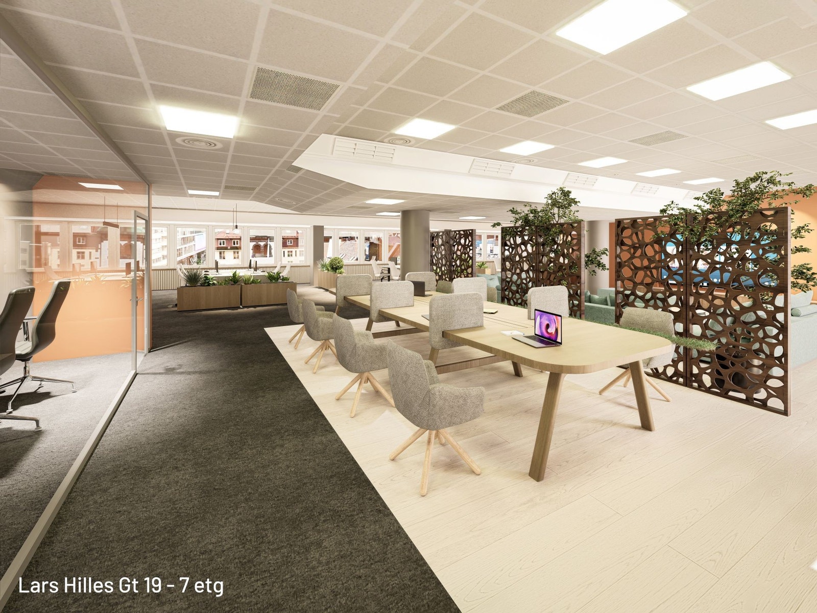 Illustrasjon fra 7. etasje Galleribilde