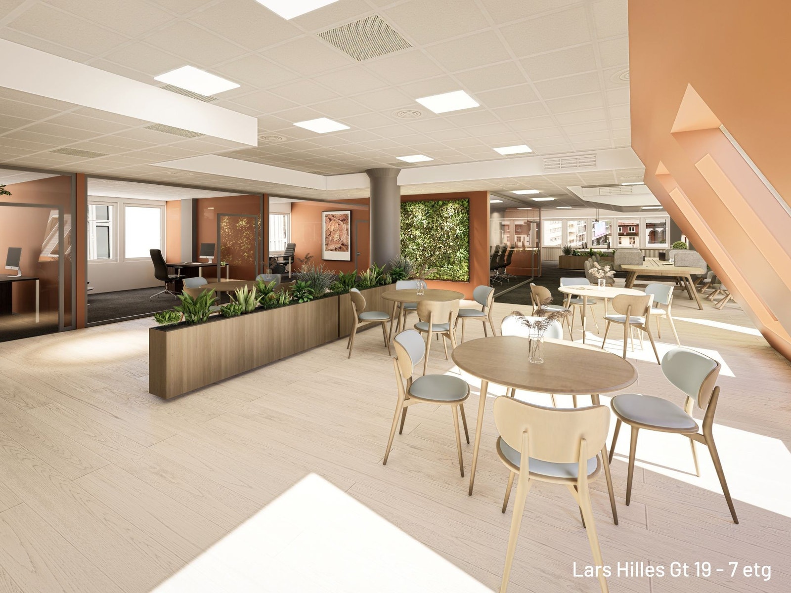 Illustrasjon fra 7. etasje Galleribilde