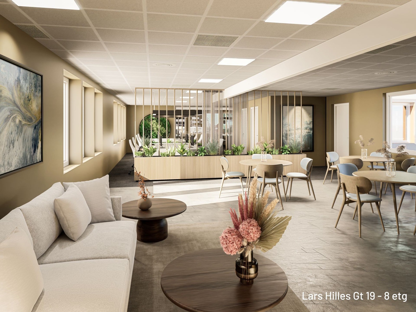 Illustrasjon fra 8. etasje Galleribilde