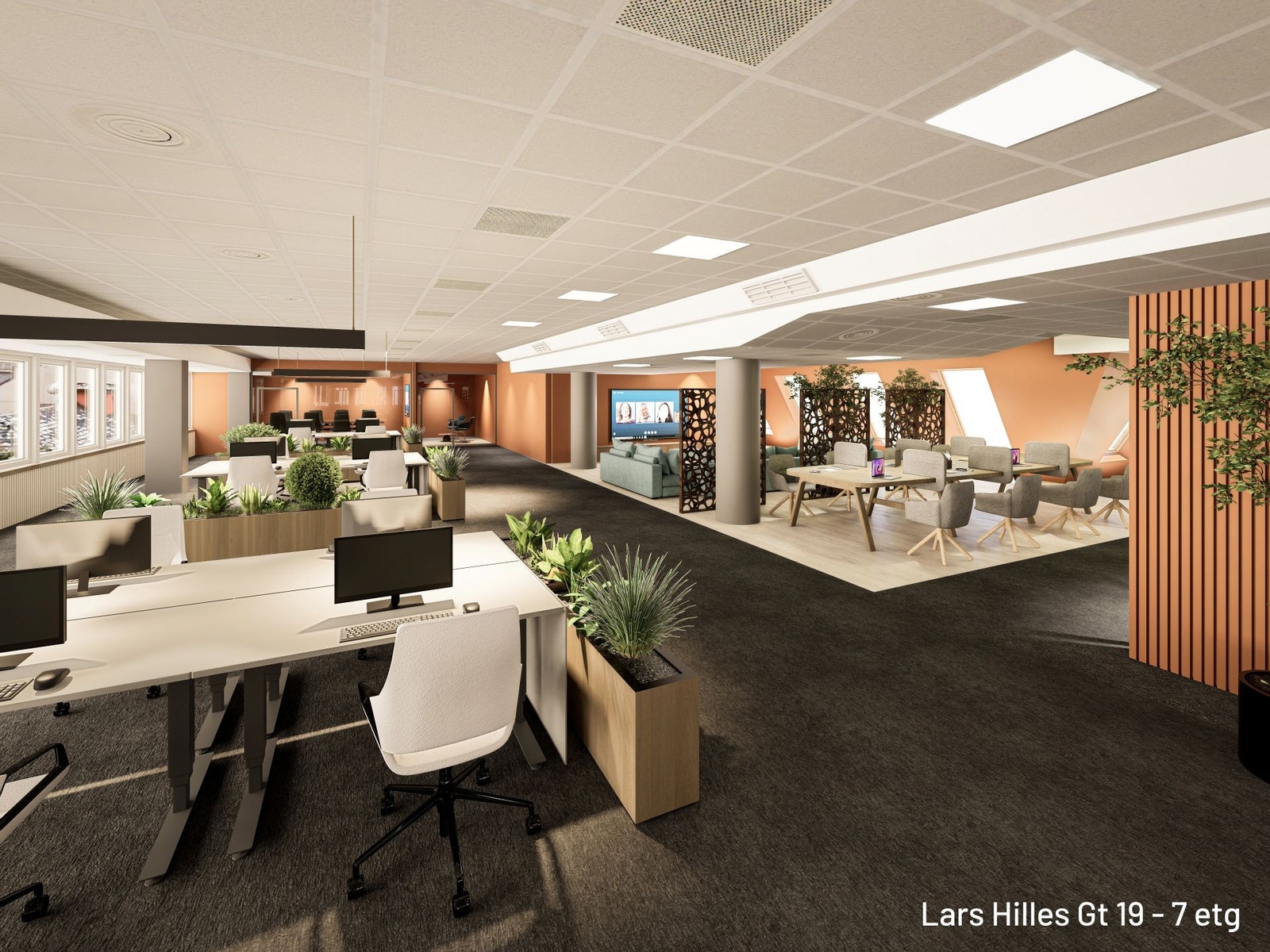 Illustrasjon fra 7. etasje Galleribilde