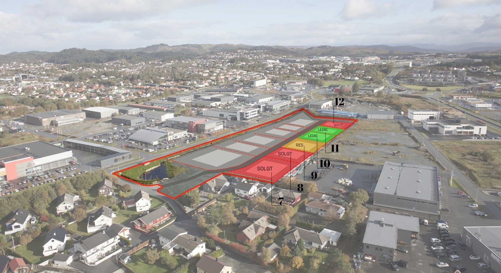 Oversikt ledige og solgte enheter Galleribilde