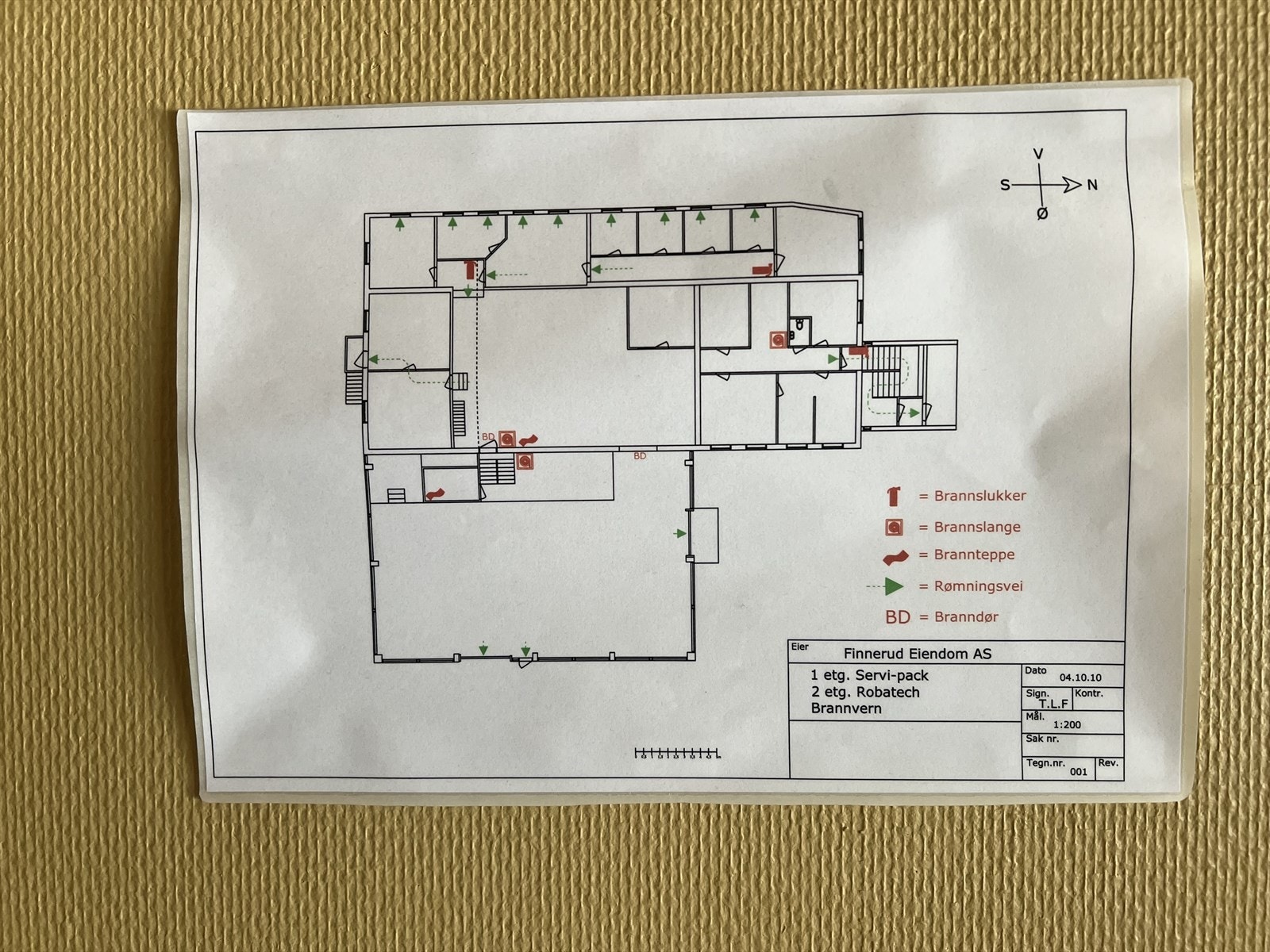 Plantegning Galleribilde