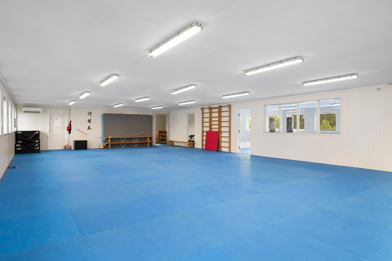 Etasjens største treningssal. Galleribilde