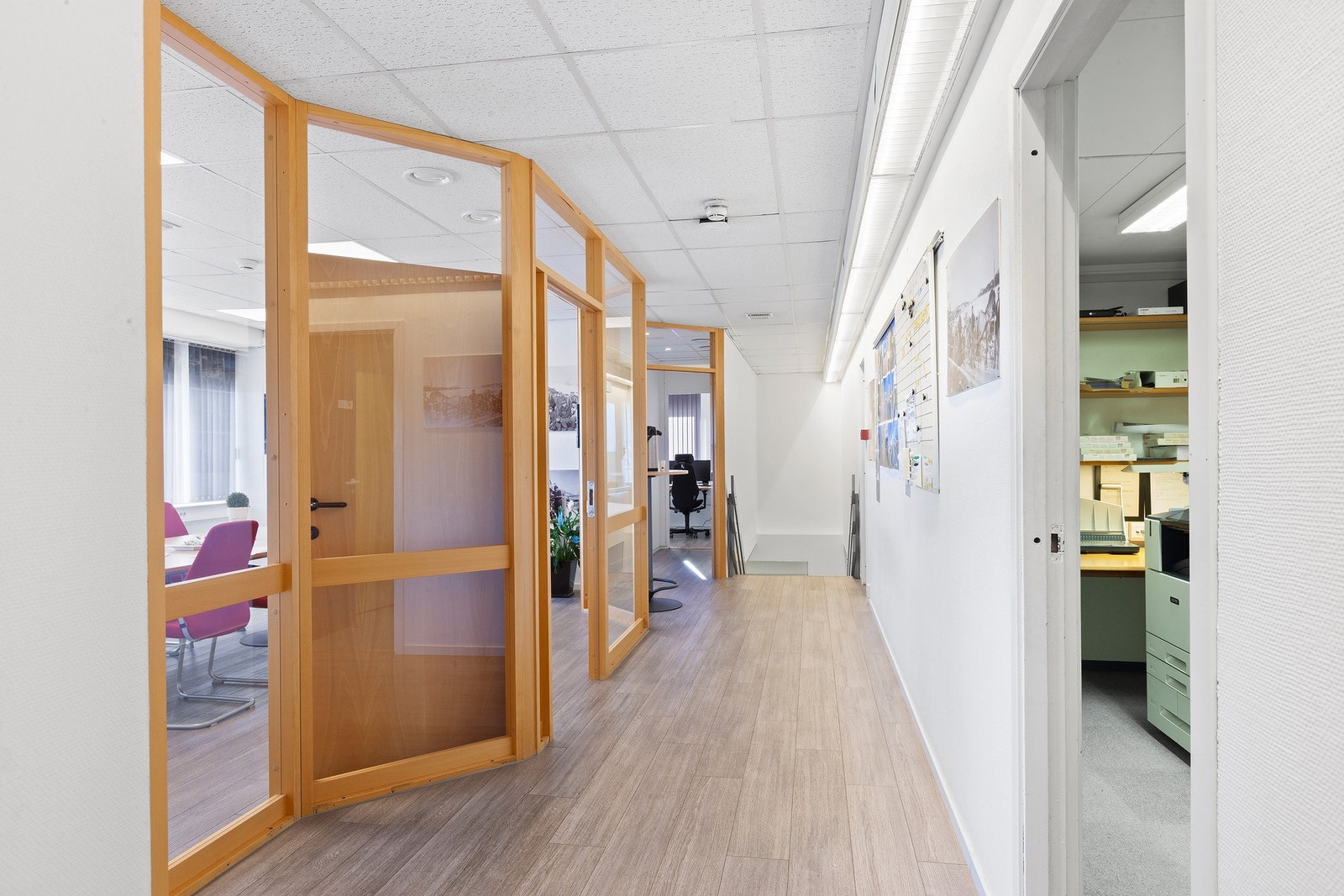 Kontorer og møterom i 2. etasje. Galleribilde