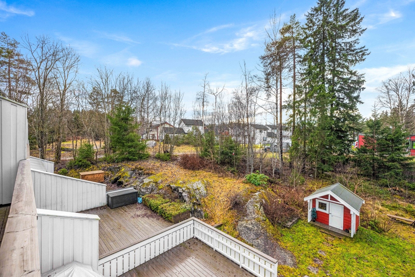 Utsikt fra balkongen. Galleribilde