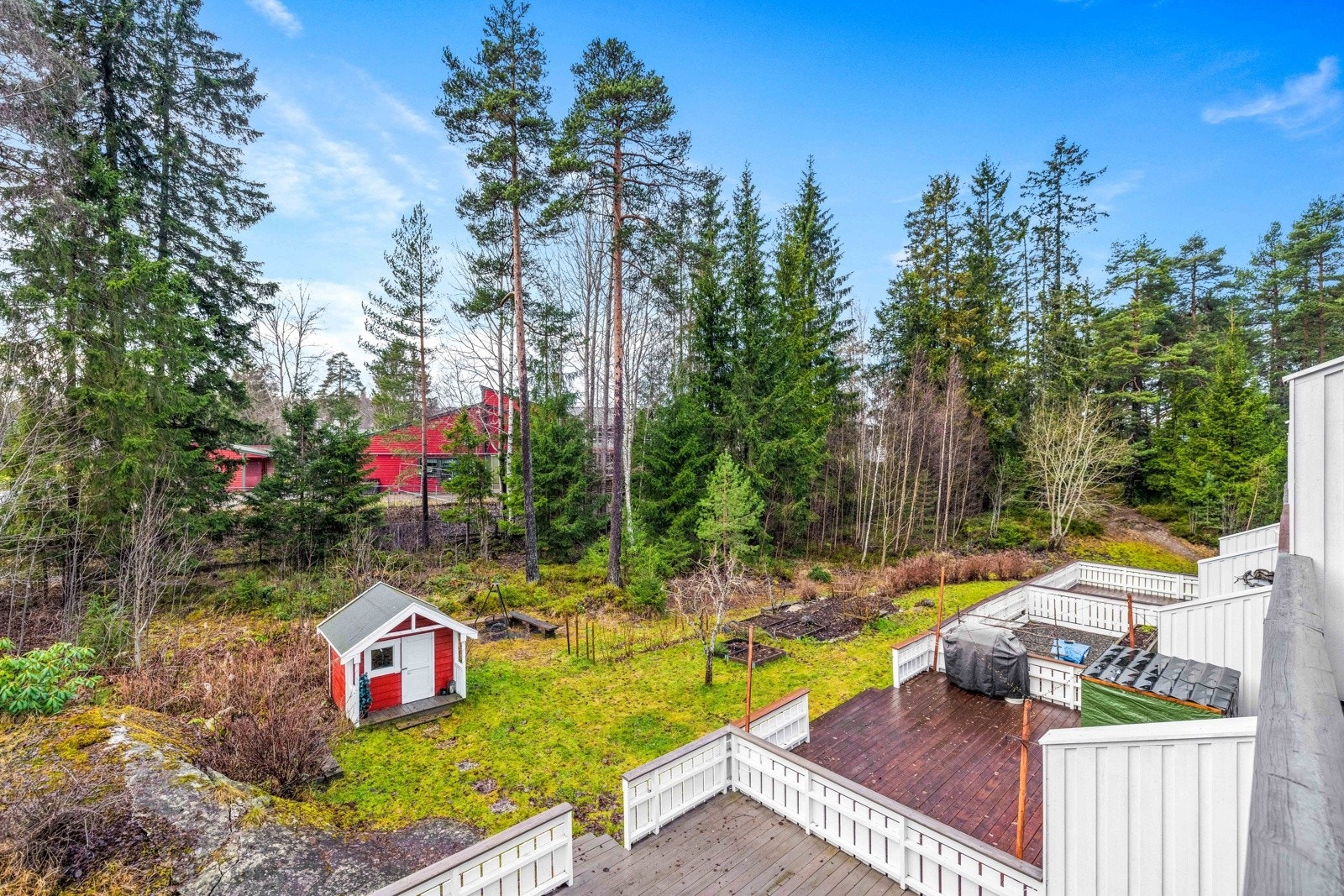 Utsikt fra balkongen. Galleribilde