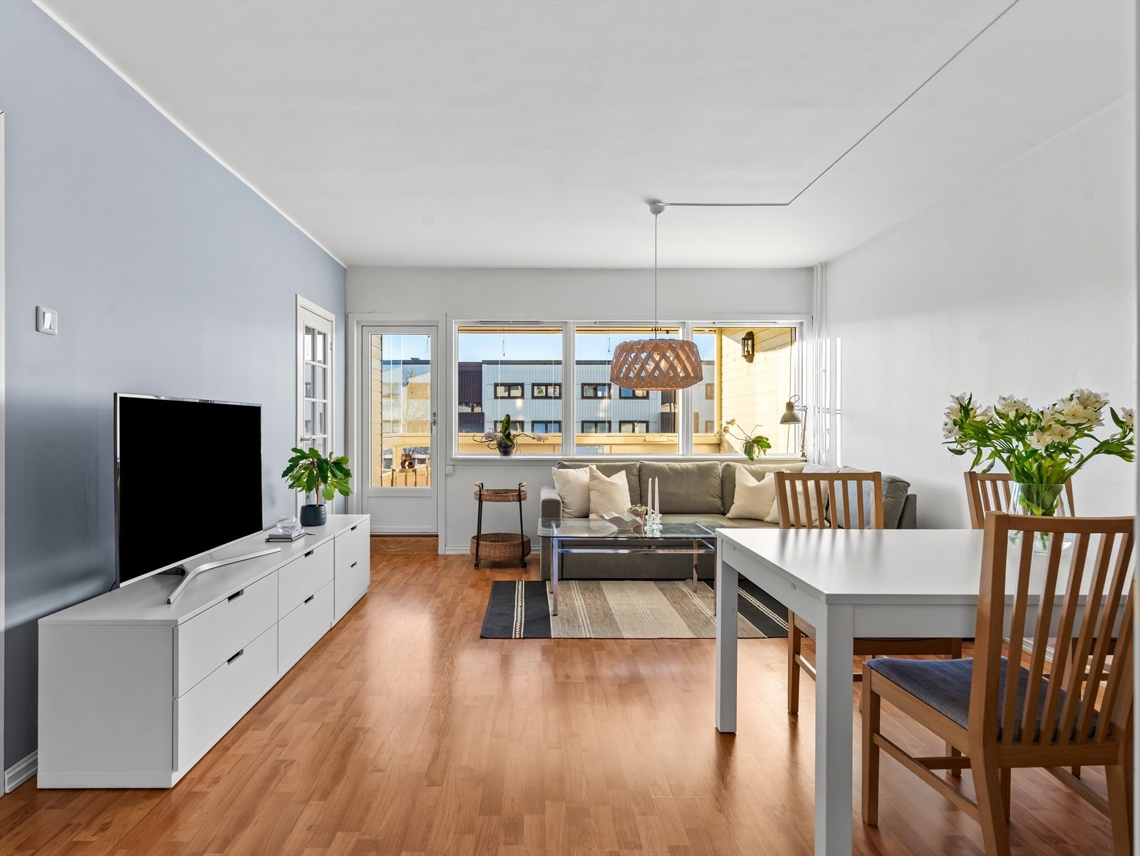 Stuen er et sosialt oppholdsrom. Galleribilde