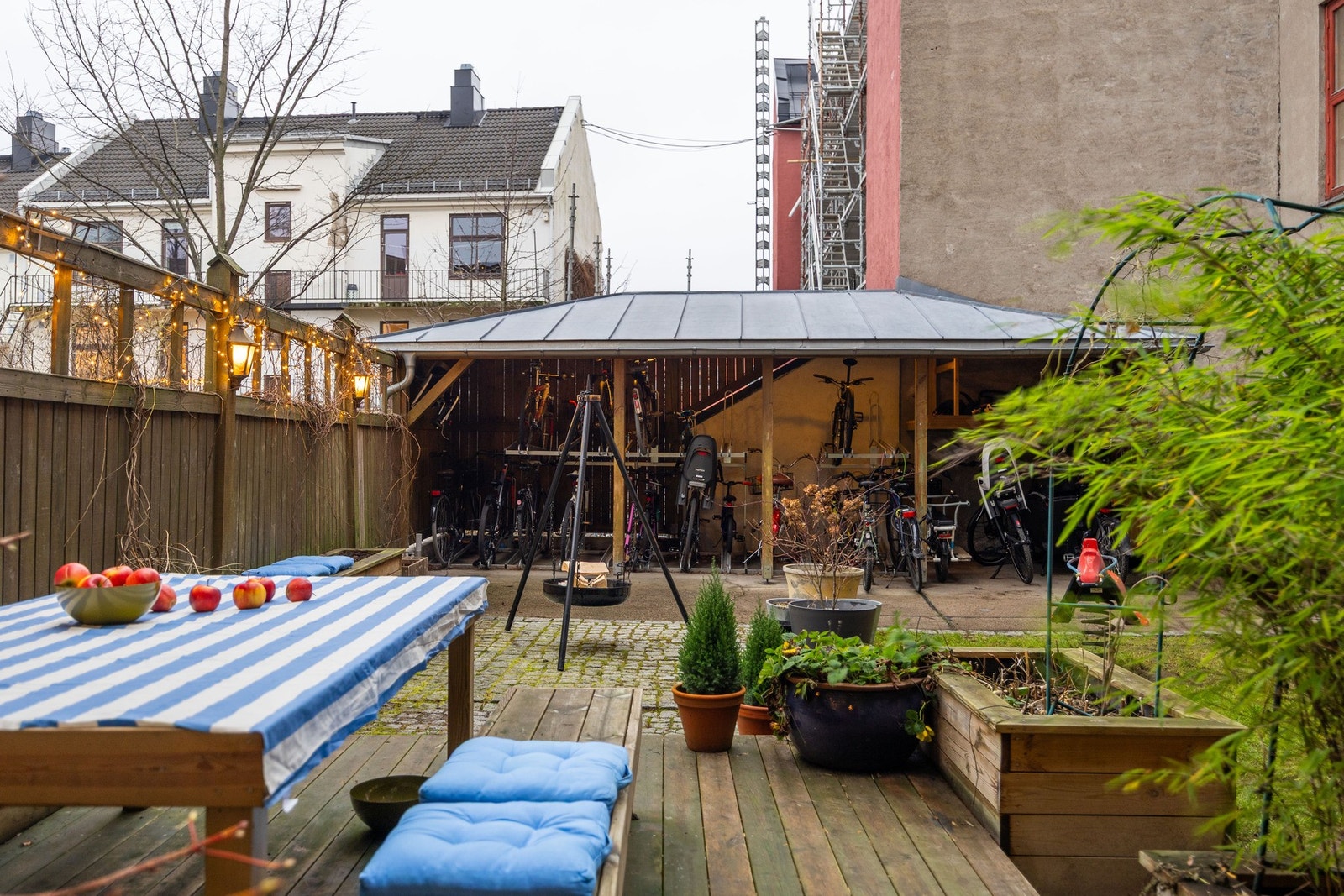 Hyggelig felles bakgård. Galleribilde