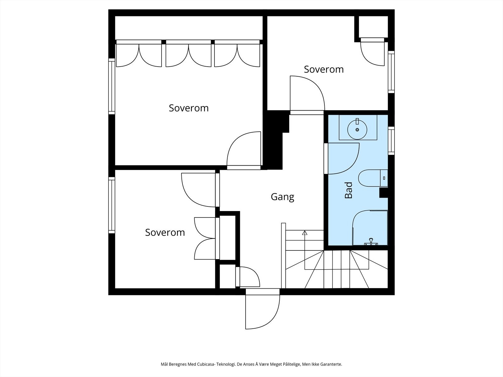 Plantegning 2 etasje. Galleribilde