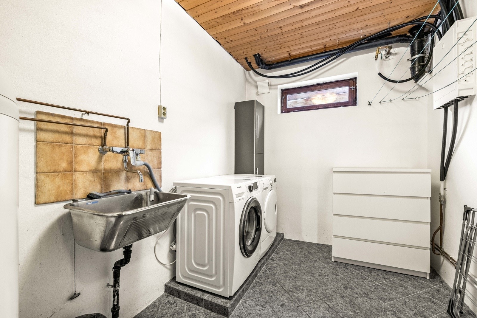 Vaskerom i kjeller. TG3 er gitt. Galleribilde