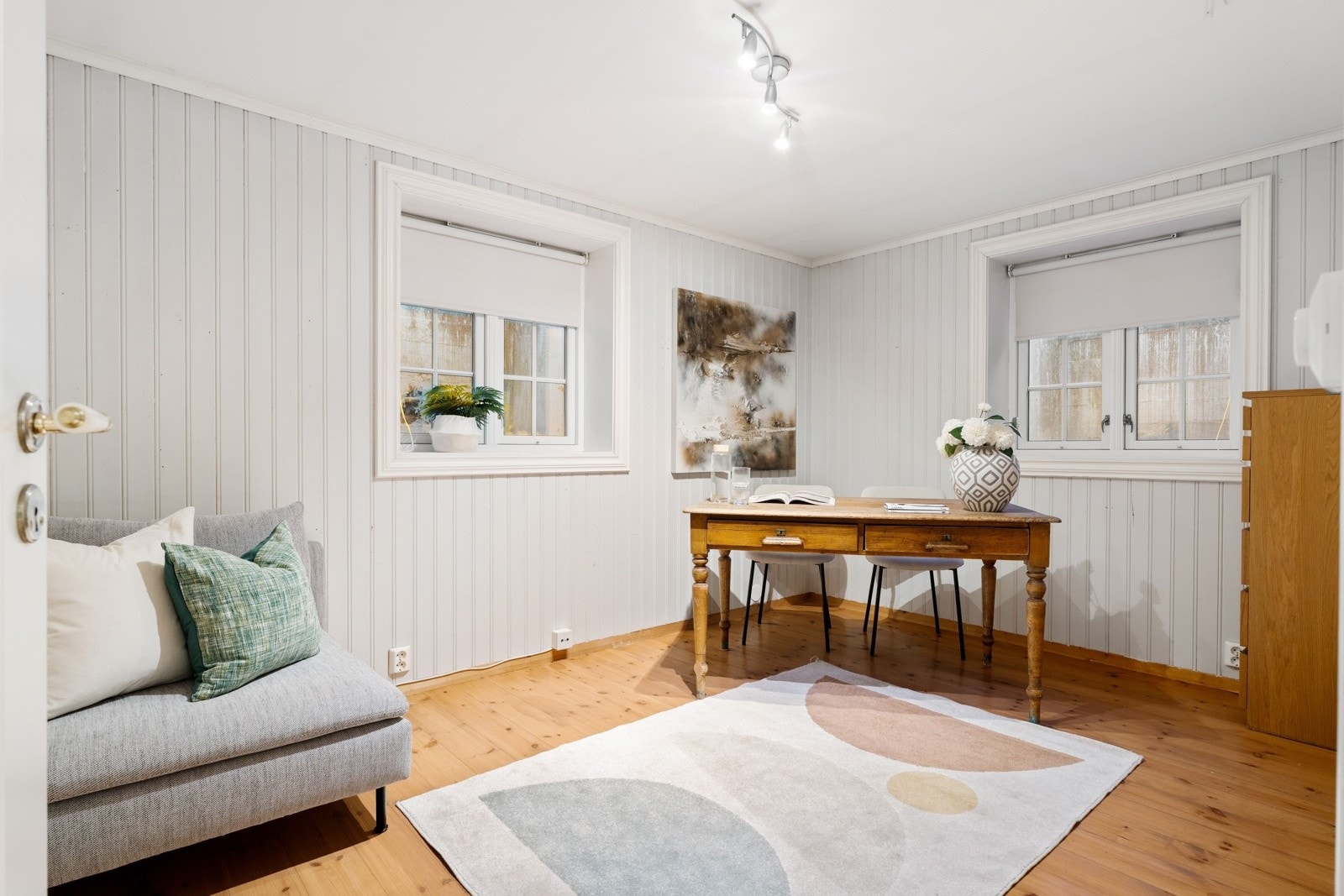 Rommene kan enkelt benyttes etter eget ønske som hobbyrom, hjemmekontor eller ekstra soverom. Galleribilde