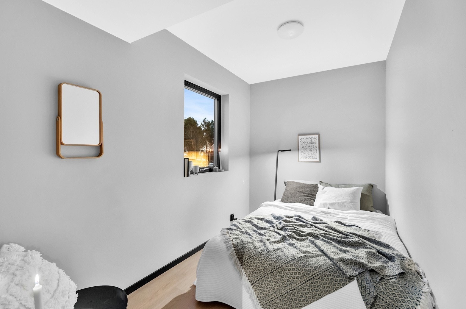 Soverom som kan brukes i tilknytning til hybelen. Galleribilde