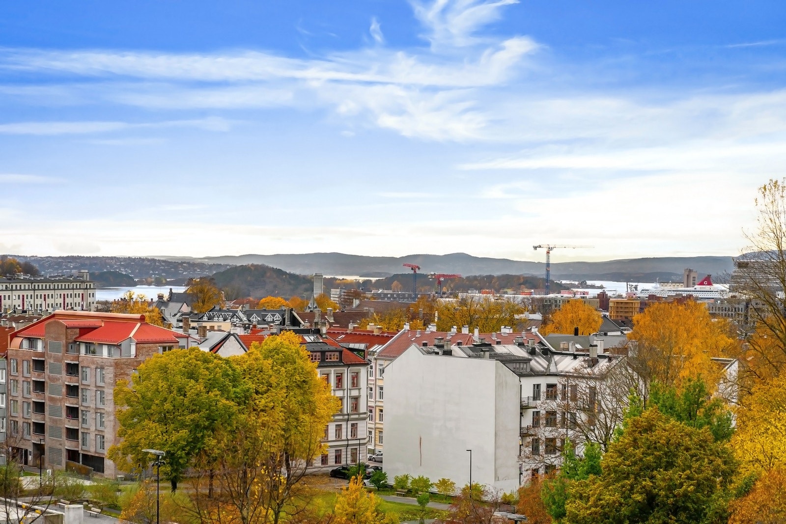 Her er det fantastisk utsikt over Oslos tak. Galleribilde