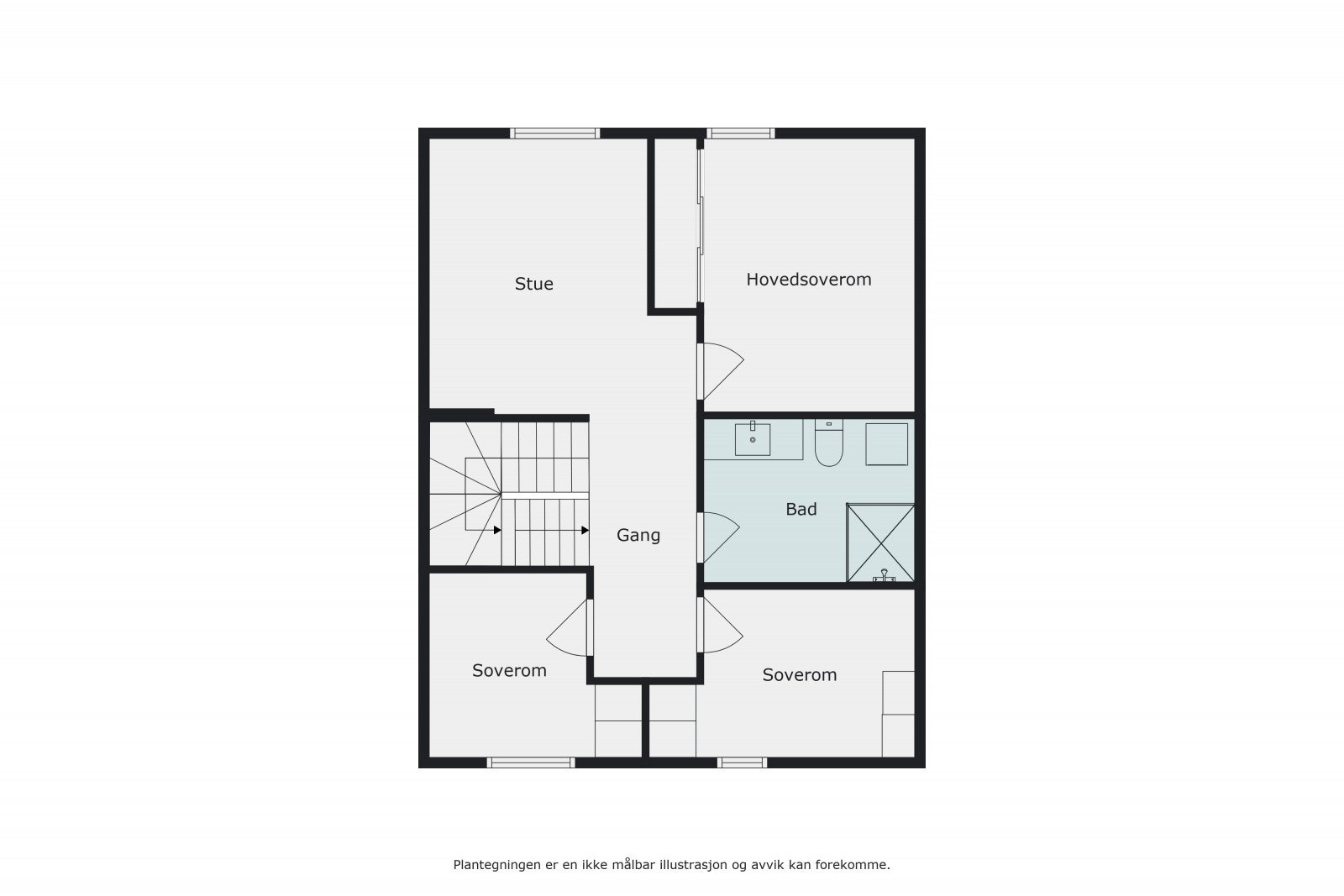 Plantegning - 2.etasje Galleribilde