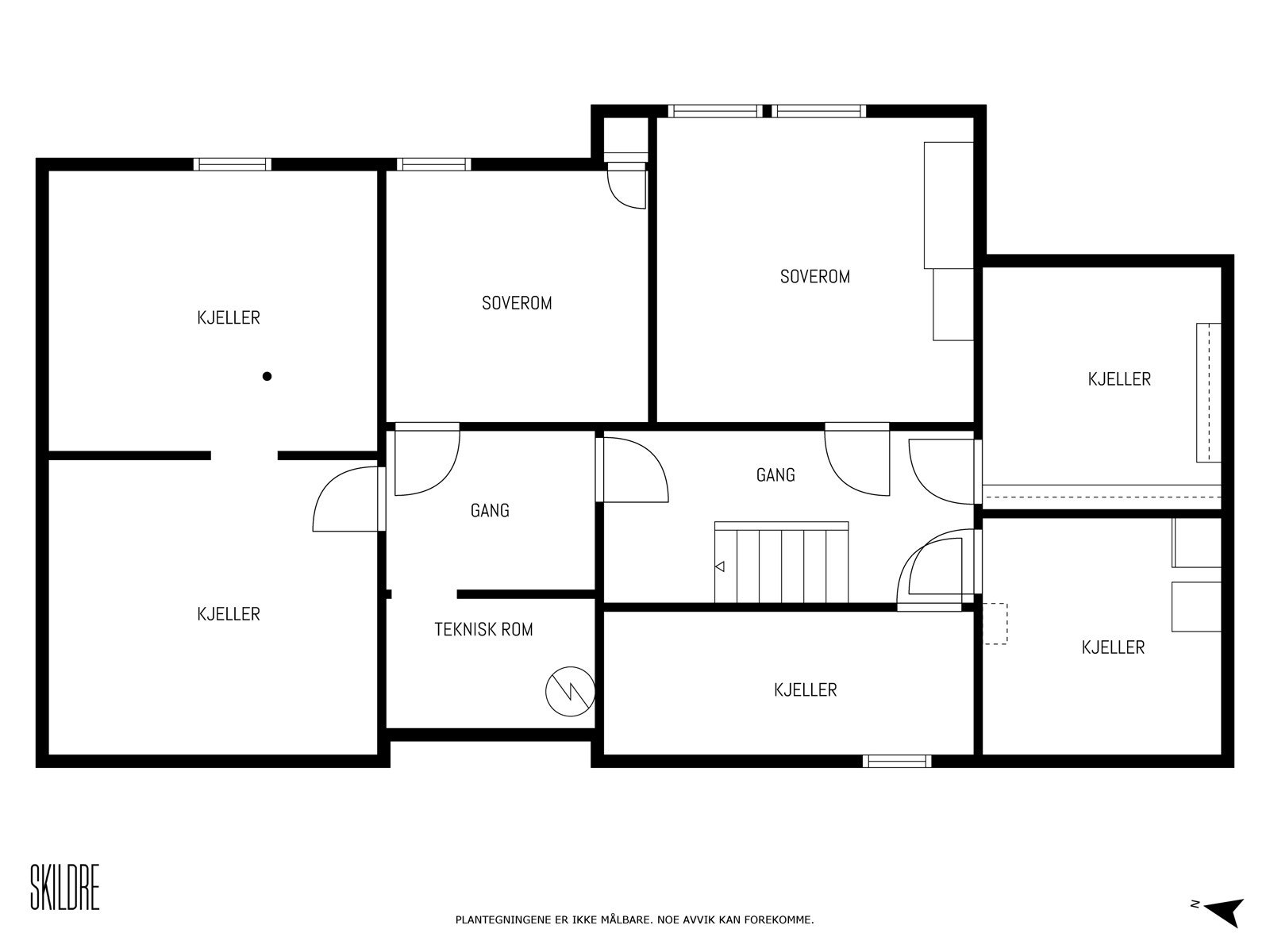 Plantegning Galleribilde
