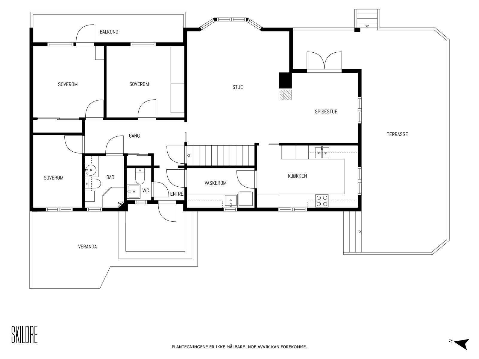 Plantegning Galleribilde