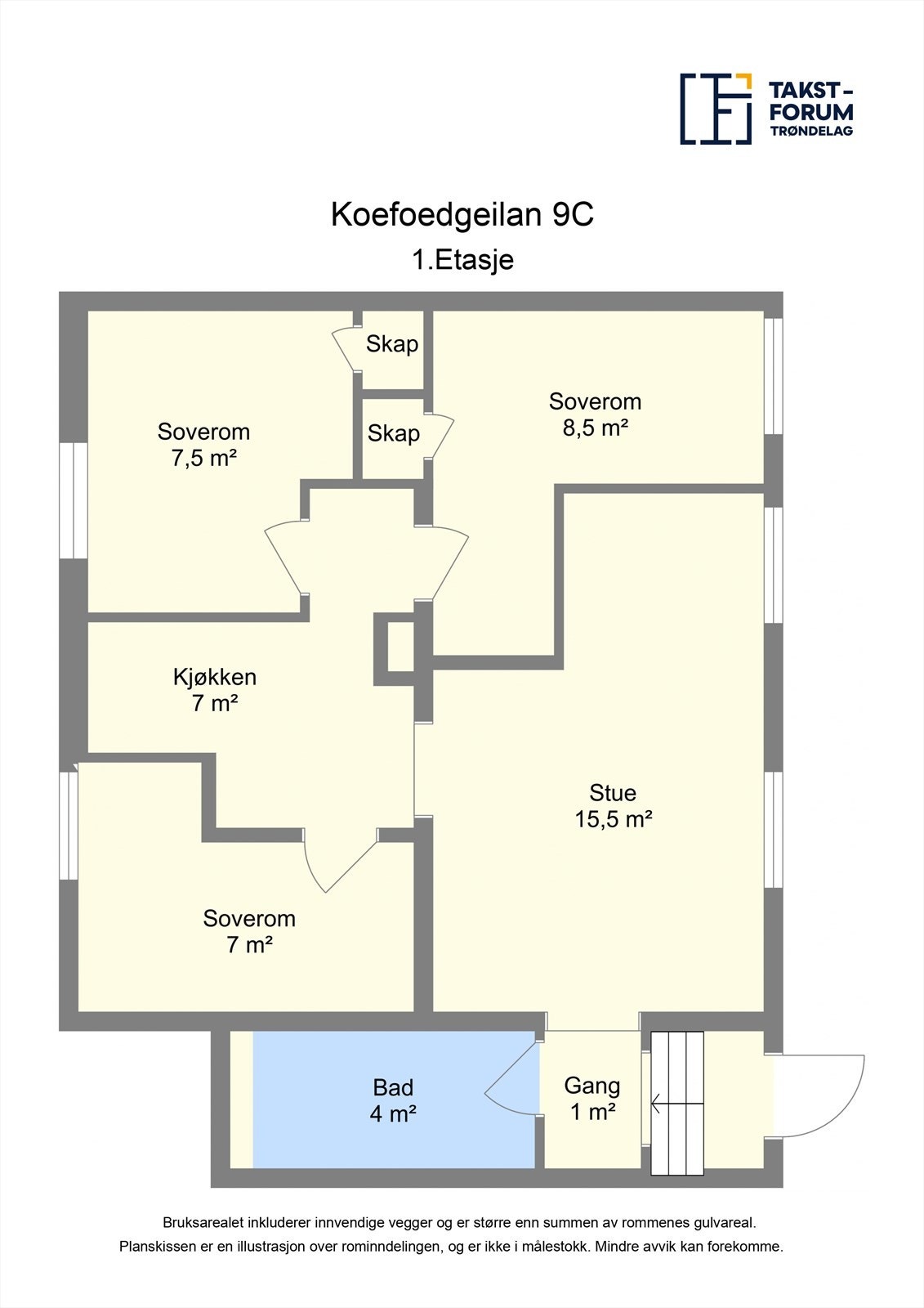 Plantegning. Galleribilde