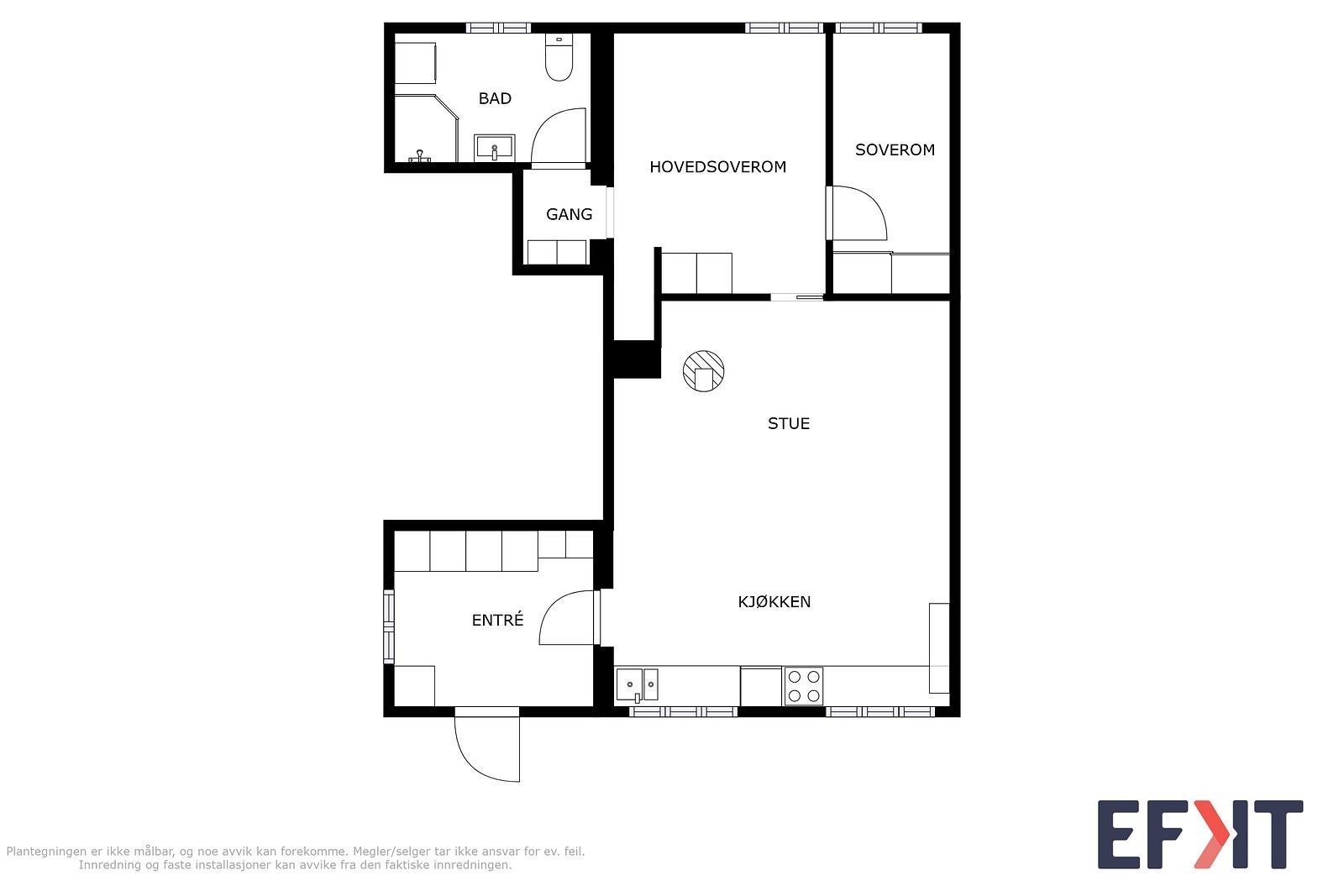 Plantegning Galleribilde