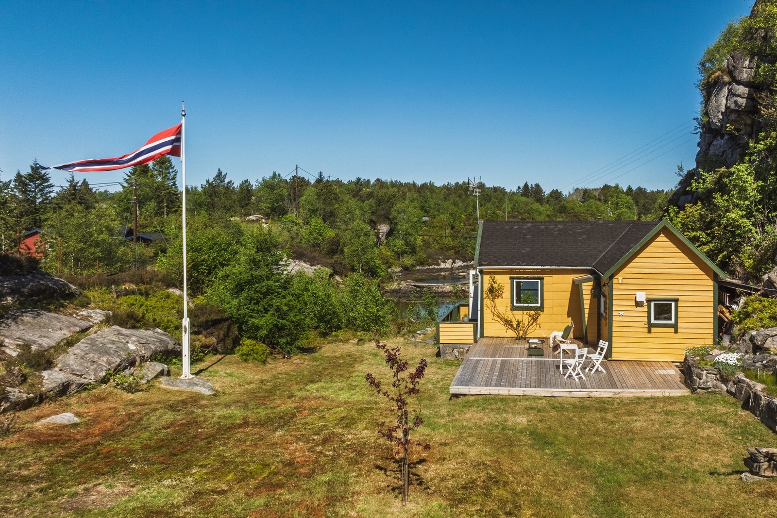 1833 kvm av eiendommen ligger i et område som er avsatt fritidsbebyggelse Galleribilde