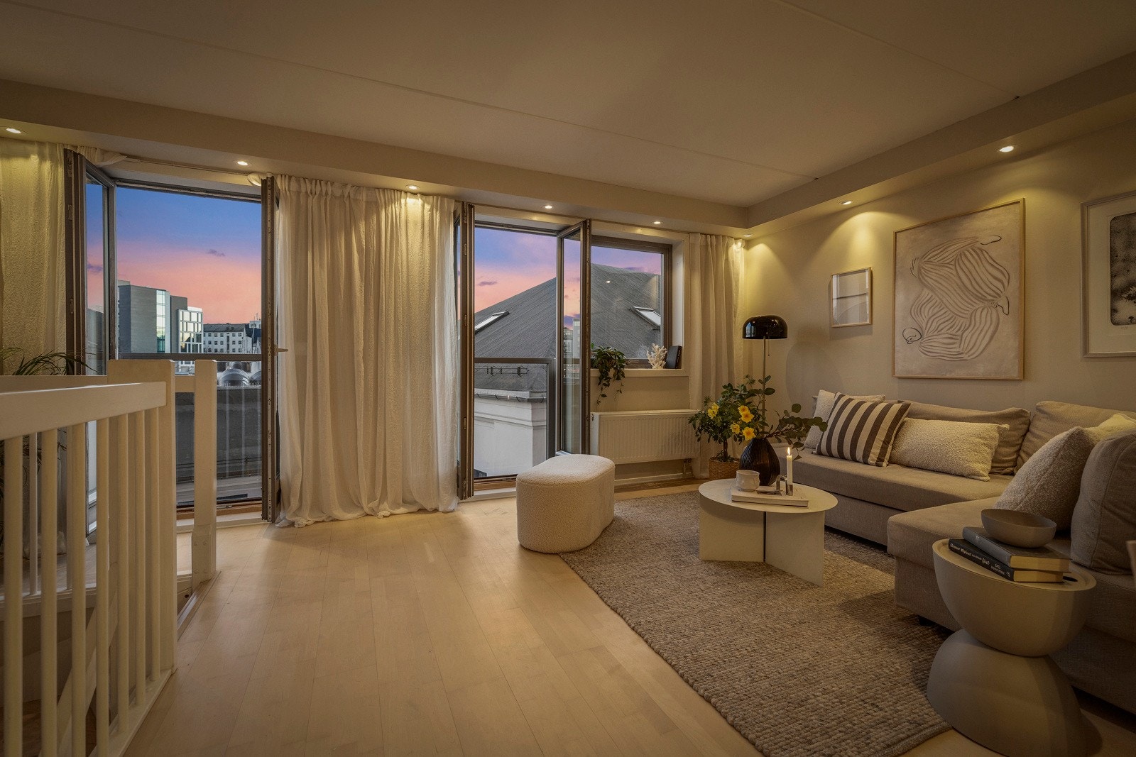 Vakker kveldsstemning Galleribilde