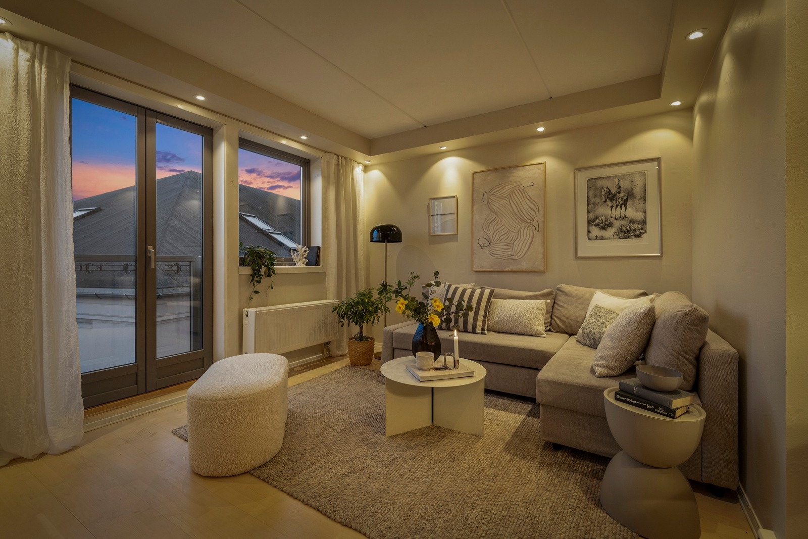 Kveldsstemning Galleribilde