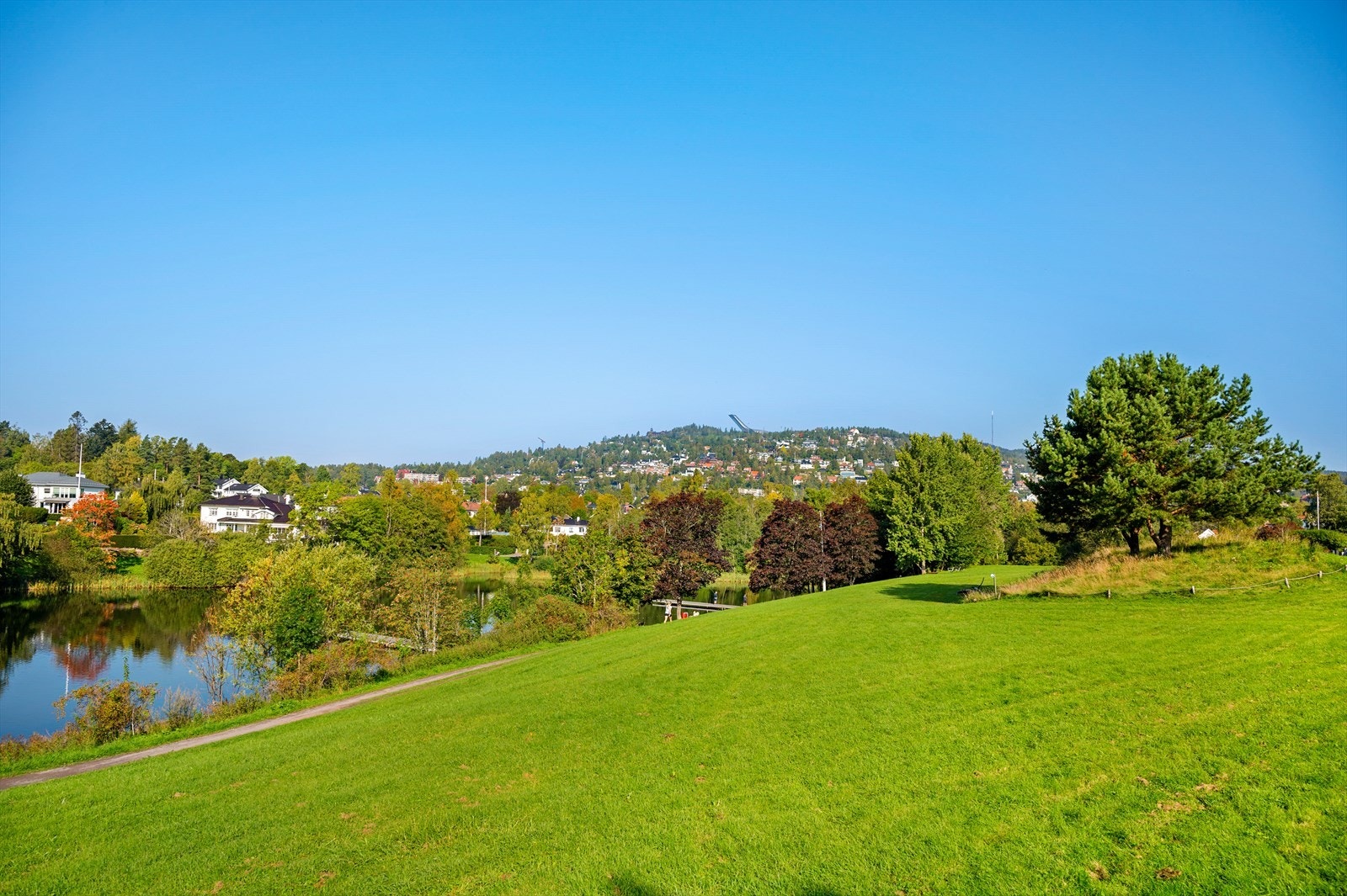 Flotte turmuligheter i Husebyskogen og rundt Holmendammen, med bilfri tilgang til Bogstad og videre inn i Nordmarka Galleribilde