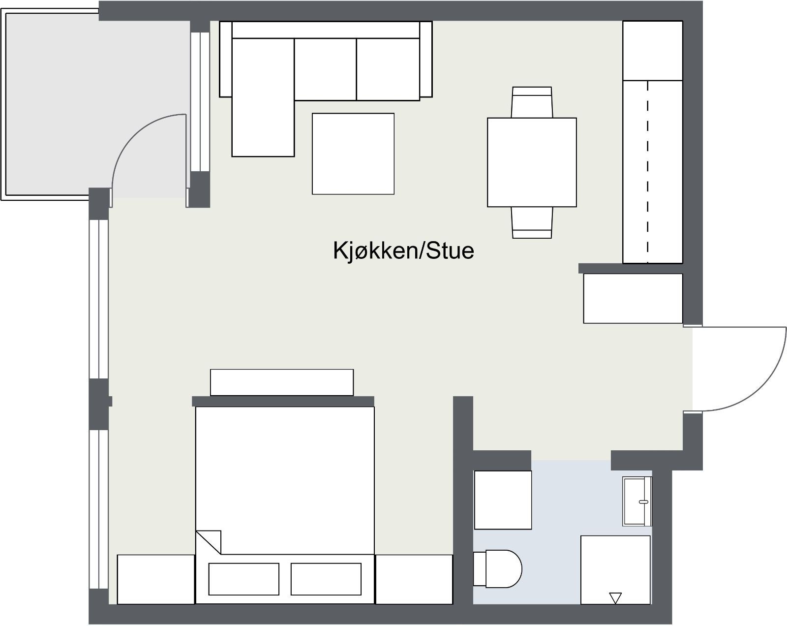 Plantegning Galleribilde