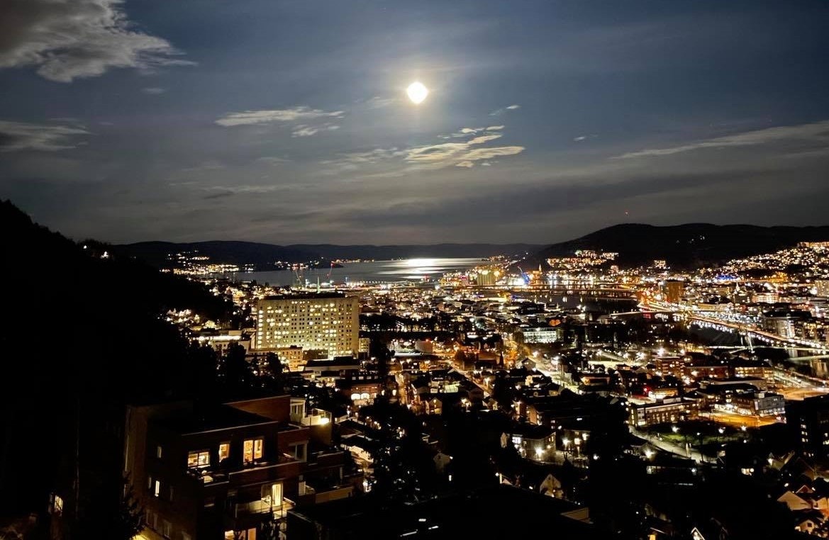 Utsikt fra felles balkong Galleribilde