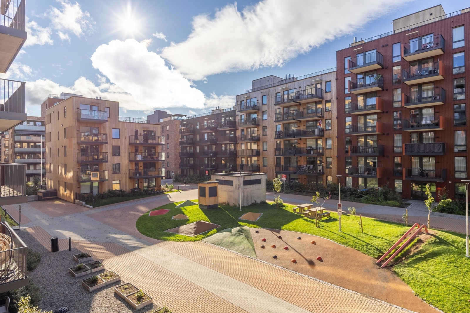 Borettslaget har flotte fellesområder. Galleribilde