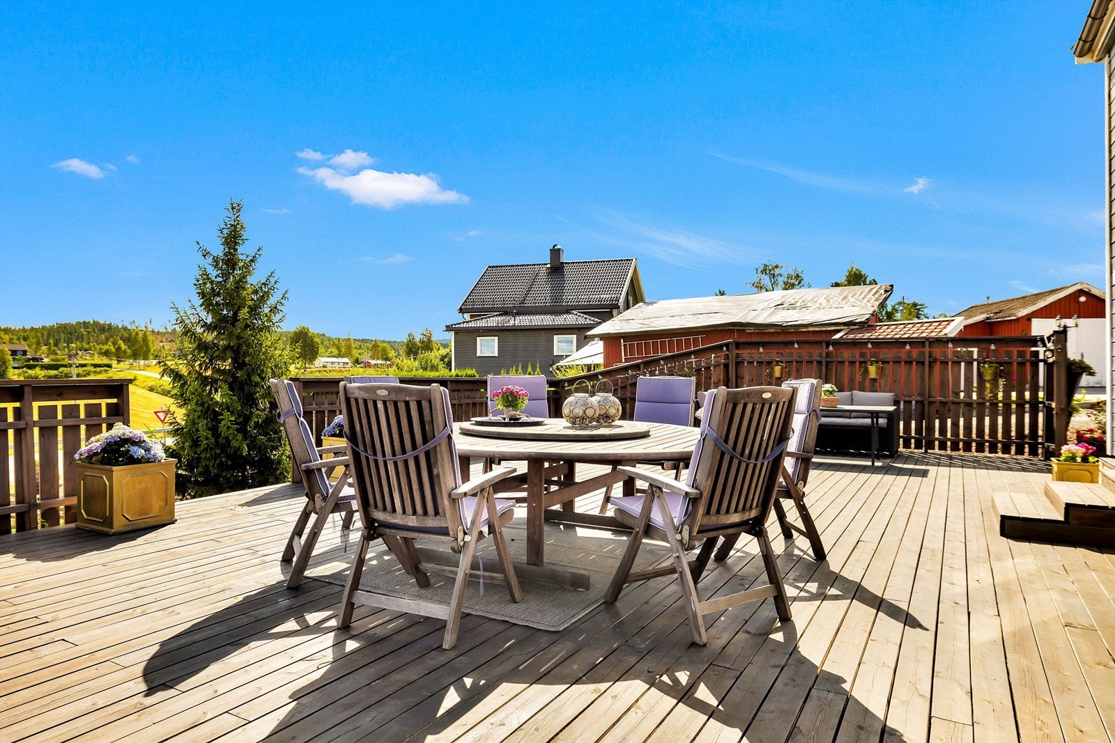 Her kan fine sommerdager nytes til det fulle. Galleribilde