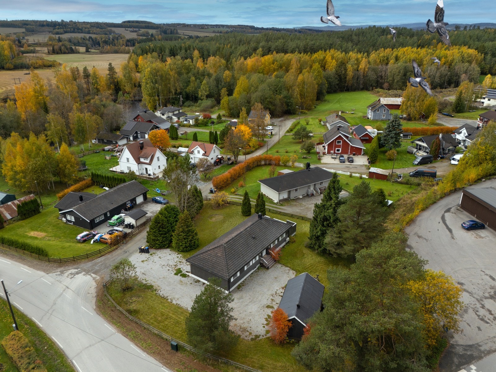 Dronefoto Galleribilde